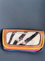 MAII ECHT LEREN MULTI COLOR PORTEMONNEE BEUS LEER BRUIN, Sieraden, Tassen en Uiterlijk, Ophalen of Verzenden, Zo goed als nieuw