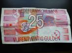 25 gulden bankbiljet Amsterdam 5 april 1989, Ophalen of Verzenden, 25 gulden, Los biljet