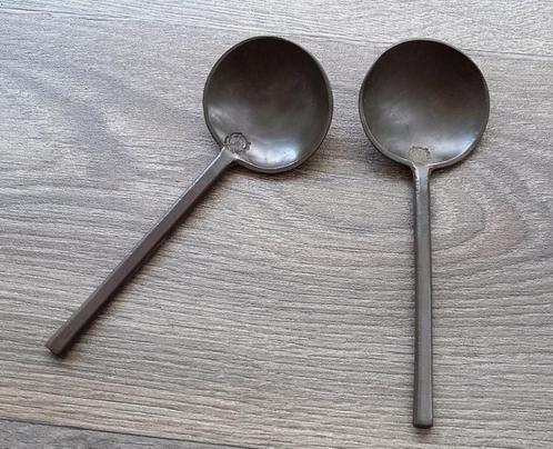17 de eeuw Hollands Tin Tinnen Lepel Lepels Bodemvondst, Antiek en Kunst, Antiek | Tin, Ophalen of Verzenden