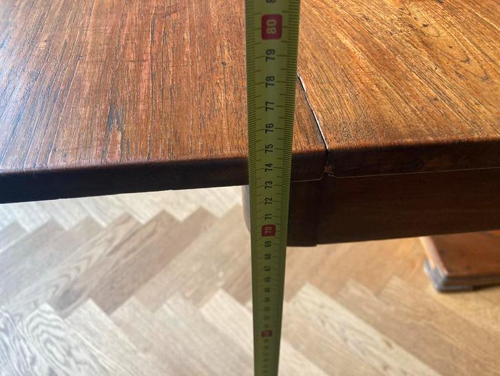 Antieke Art Deco/Jugendstil Uitschuifbare Eettafel, Huis en Inrichting, Tafels | Eettafels, Gebruikt, 100 tot 150 cm, 150 tot 200 cm