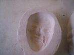 2 gietmallen voor de gietklei maskers/clowns, Hobby en Vrije tijd, Pottenbakken, Ophalen of Verzenden, Gebruikt
