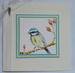 Pimpelmeesje, geschilderd met aquarelverf, Ophalen of Verzenden, Zo goed als nieuw, Overige thema's