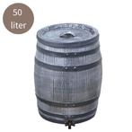 Kunststof Regenton 50 L, Grijs, 3/4" Tap, Ophalen, Met kraantje, 150 liter of meer, Prins Mauritslaan 5
