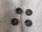 knoop, grijs gemêleerd, Millenium knoop, 4 stuks, ø  18 mm., Verzenden, Nieuw, Knoop of Knopen