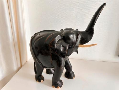 Ebbenhouten Mega grote OLIFANT Congo 1920, Antiek en Kunst, Kunst | Niet-Westerse kunst, Ophalen of Verzenden