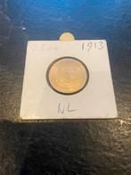 Gouden 10 Gulden Wilhelmina 1913, Postzegels en Munten, Munten | Nederland, Koningin Wilhelmina, Losse munt, 10 gulden, Goud