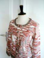 NIEUW __ MONARI jasje mt. M pailletten en 3 kwart mouw, Maat 38/40 (M), Monari, Nieuw, Ophalen of Verzenden