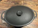 Cousances (Le Creuset) gietijzer braadpan nr 20 (zeldzaam), Ophalen, Gietijzer, Zo goed als nieuw, Keramische plaat