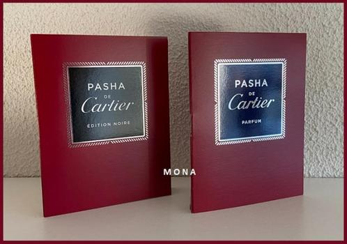 Set 2 parfum samples proefjes Pasha, Sieraden, Tassen en Uiterlijk, Uiterlijk | Parfum, Nieuw, Verzenden