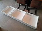 Bedlades SONGESAND opberglade opberg onder bed ladeset, Teakhout, 100 tot 150 cm, Ophalen of Verzenden, Zo goed als nieuw