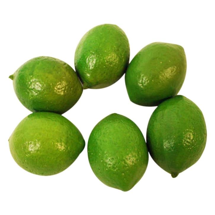 6 Kunst Limoenen / Fruit Nep Sier Lime Voedsel Limoen, Huis en Inrichting, Woonaccessoires | Overige, Nieuw, Verzenden