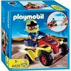 Playmobil Quad Bestuurder–Set 4425 – Compleet (zonder doos), Ophalen of Verzenden, Zo goed als nieuw, Complete set