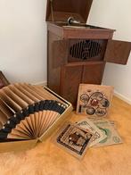 Antieke Grammofoon met Bakelieten Platen (1920), Ophalen
