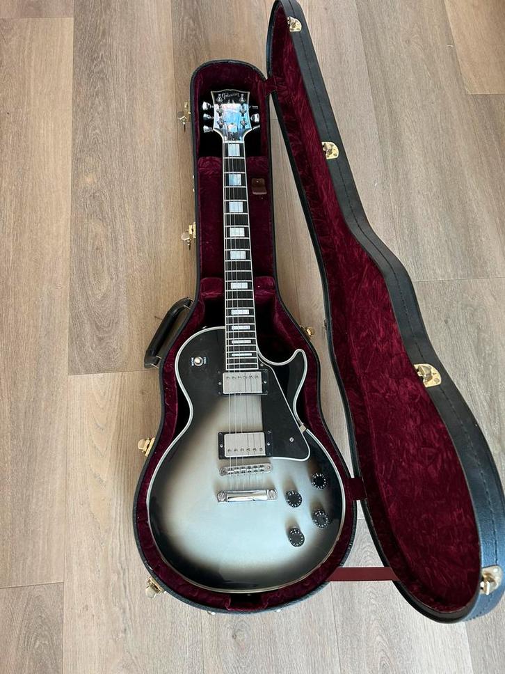 Gibson Les Paul Custom Silverburst Custom Shop, Muziek en Instrumenten, Snaarinstrumenten | Gitaren | Elektrisch, Zo goed als nieuw