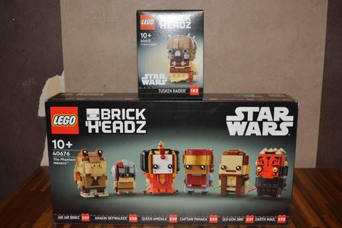 LEGO BrickHeadz 40676 Phantom Menace & 40615 Tusken Raider, Kinderen en Baby's, Speelgoed | Duplo en Lego, Nieuw, Lego, Complete set