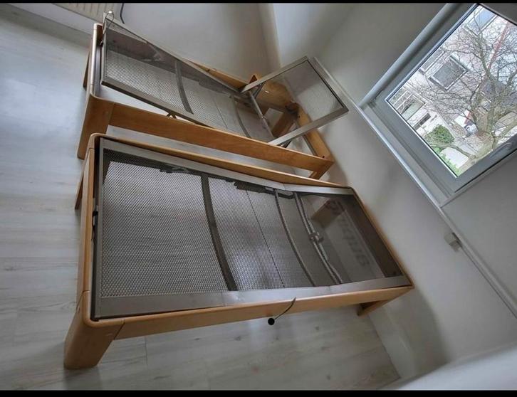 Auping Auronde 1 persoons bed senioren hoogte (48cm), Huis en Inrichting, Slaapkamer | Stapelbedden en Hoogslapers, Zo goed als nieuw