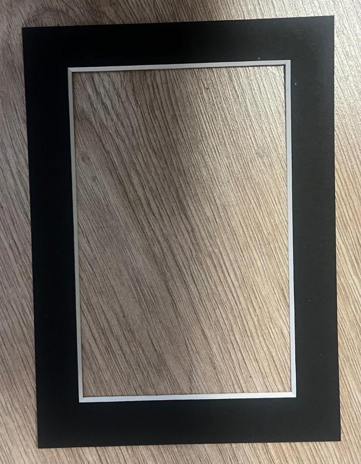 Passepartout 13 x 18 cm (foto 9 x 14 cm), Audio, Tv en Foto, Fotoalbums en Accessoires, Nieuw, Ophalen of Verzenden