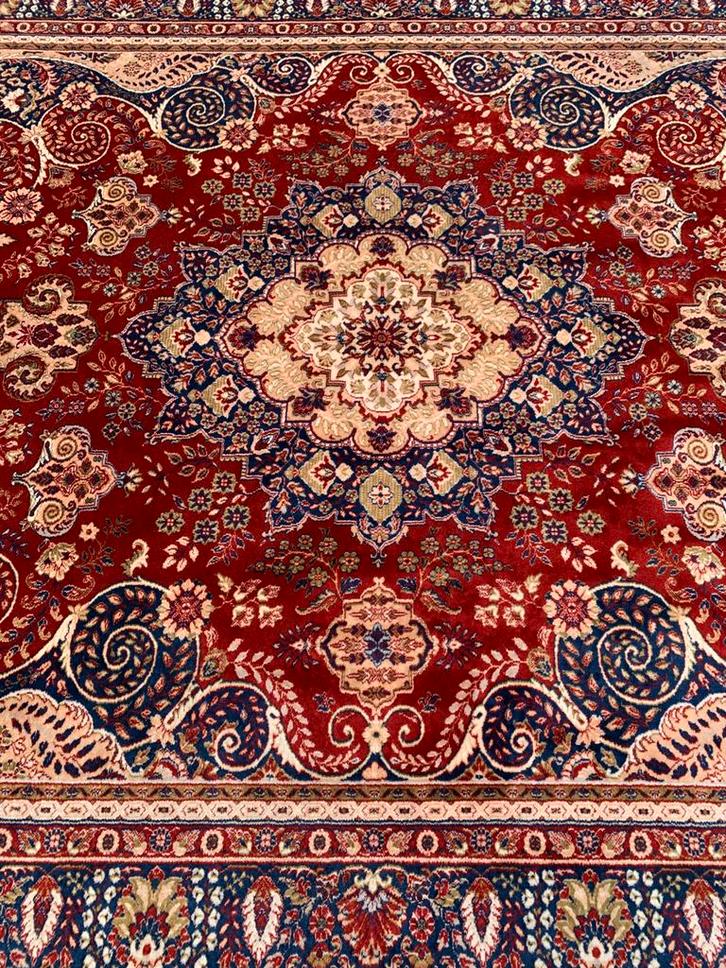 Schitterend Sfeervol Vintage Vloerkleed van Zuiver Scheerwol, Antiek en Kunst, Antiek | Kleden en Textiel, Ophalen