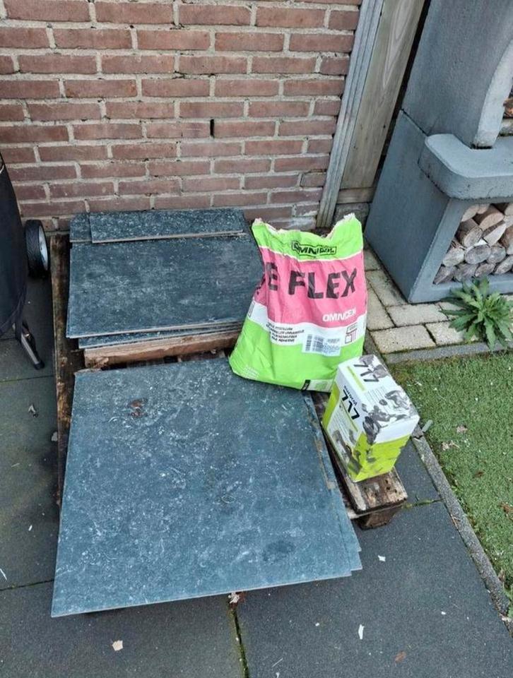 Compleet pakket, 4,8 vierkante meter tegel, Doe-het-zelf en Verbouw, Tegels, Nieuw, Vloertegels, Keramiek, 40 tot 60 cm, 40 tot 60 cm