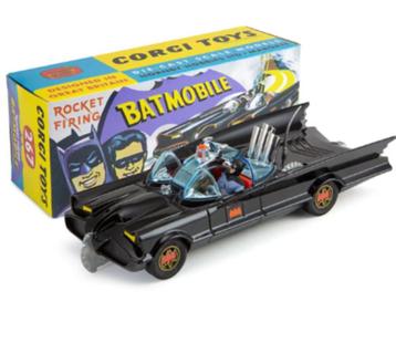 Batmobile CORGI Model Club GLANZEND ZWART SCHAAL 1:46 R 267 beschikbaar voor biedingen