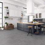 Pvc click Tegel Laminaat Concrete stone 46944BT Donker grij, Grijs, 75 m² of meer, Nieuw, Ophalen of Verzenden