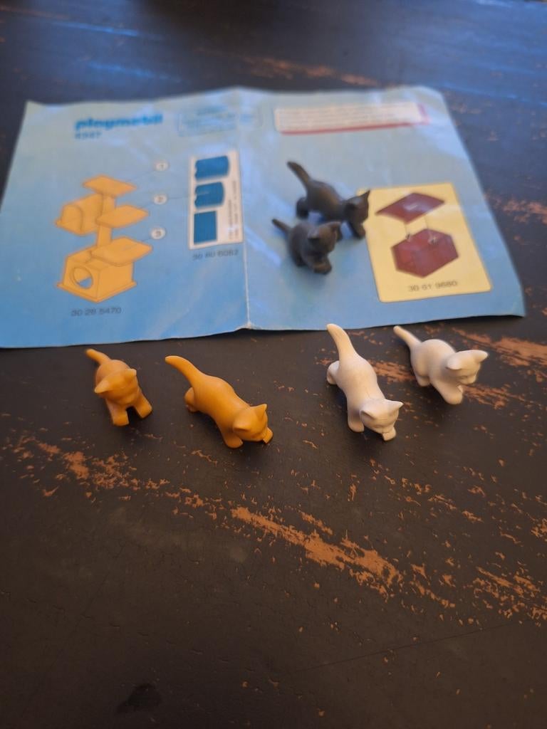 4347 krabpaal met poezen(compleet), Ophalen, Zo goed als nieuw, Complete set