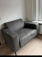 Donkergrijze Loveseat fauteuil van Pronto Wonen, Ophalen, Zo goed als nieuw, 75 tot 100 cm