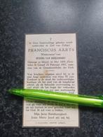 Bidprentje Meyel Liessel Franciscus Aarts 1859 1951, Verzamelen, Ophalen, Bidprentje