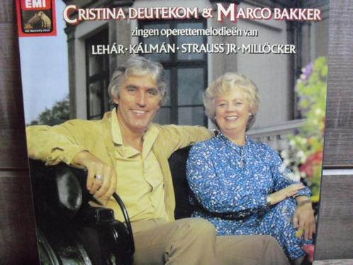 Cristina Deutekom & Marco Bakker "Zingen Beroemde Operetteme, Cd's en Dvd's, Vinyl | Klassiek, Gebruikt, Romantiek, Vocaal, 12 inch
