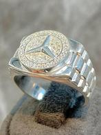 Mercedes Ring 925 Zilver, Sieraden, Tassen en Uiterlijk, Ringen, 20 of groter, Nieuw, Ophalen of Verzenden, Dame of Heer