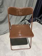 Vintage Ikea Niels Gammelgaard 4 klapstoelen, Huis en Inrichting, Stoelen, Ophalen, Gebruikt, Bruin, Vier