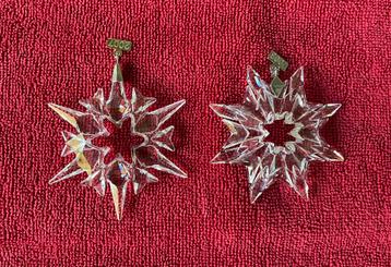 Swarovski kerstster 2003 en 2007 - kristal beschikbaar voor biedingen