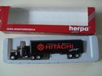 Amerikaanse trekker / oplegger Hitachi (Herpa), Verzenden, Nieuw, Bus of Vrachtwagen, Herpa