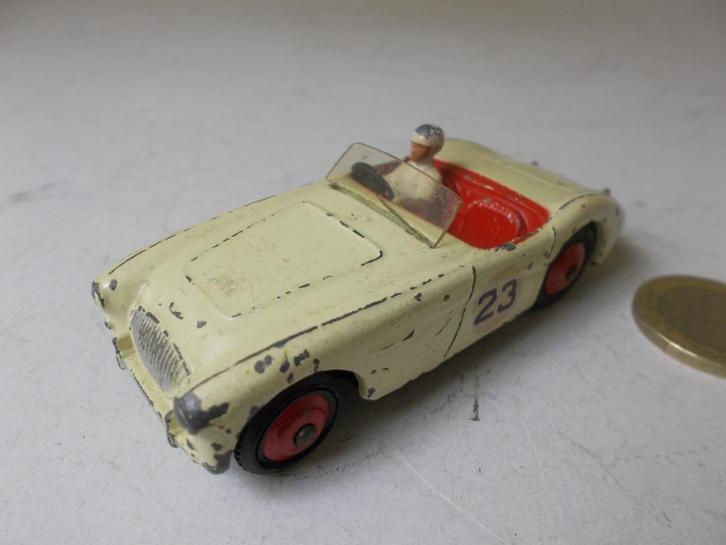1955 Dinky Toys 109 AUSTIN HEALEY COMPETITION + DRIVER (A-), Hobby en Vrije tijd, Modelauto's | 1:43, Gebruikt, Auto, Dinky Toys