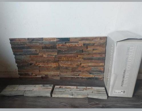 Natuursteenstrips l'antic Colonial globe Brick nepal, Doe-het-zelf en Verbouw, Tegels, Nieuw, Wandtegels, Overige materialen, 10 m² of meer