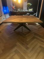 Rivièra Maison Vierkante Eettafel 150x150, Huis en Inrichting, Tafels | Eettafels, 150 tot 200 cm, Vierkant, Ophalen of Verzenden