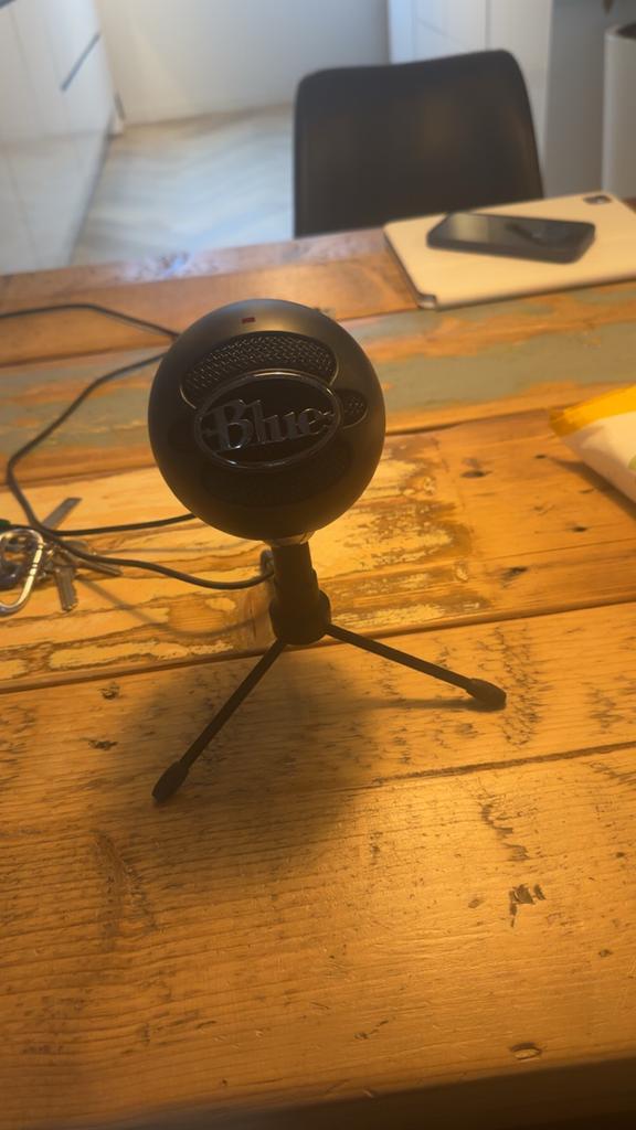Blue Snowball iCE USB Microfoon - Perfect voor Streaming, Muziek en Instrumenten, Microfoons, Zo goed als nieuw, Studiomicrofoon