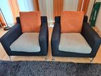 2 B&B Italia design fauteuils model Harry, 75 tot 100 cm, Modern, Gebruikt, Metaal
