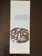 Jan Bons theater programma met 2 x litho vignet Cobra stijl, Antiek en Kunst, Verzenden