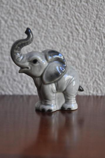 Vintage Beeldje Goebel Olifant 7,5 cm