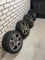 Hirsch velgen + winterbanden Saab 9-5 18 inch in nieuwstaat, Ophalen, 18 inch, Velg(en), Winterbanden