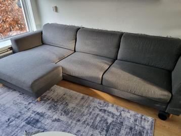 3-zitsbank met chaise longue beschikbaar voor biedingen