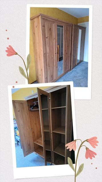 Z.g.a.n Ikea kledingkasten met spiegeldeuren. beschikbaar voor biedingen