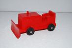Vintage speelgoed Galanite Zweden Rode Bulldozer jaren 60, Ophalen of Verzenden, Zo goed als nieuw, Tractor of Landbouw