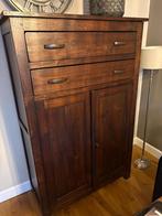 Houten kast, Huis en Inrichting, Kasten | Kledingkasten, Ophalen, Gebruikt, Teakhout, 50 tot 100 cm