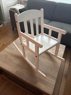 Witte Schommelstoel voor Kinderen, Kinderen en Baby's, Kinderkamer | Tafels en Stoelen, Ophalen, Zo goed als nieuw, Stoel(en)