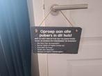 Zwart leisteen puber bord, Huis en Inrichting, Ophalen of Verzenden, Zo goed als nieuw