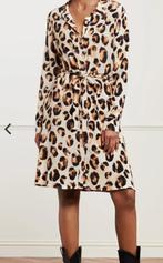 Dorien dress jurk viscose Fabienne Chapot 42 44 IZGS, Kleding | Dames, Verzenden, Beige, Maat 42/44 (L), Zo goed als nieuw