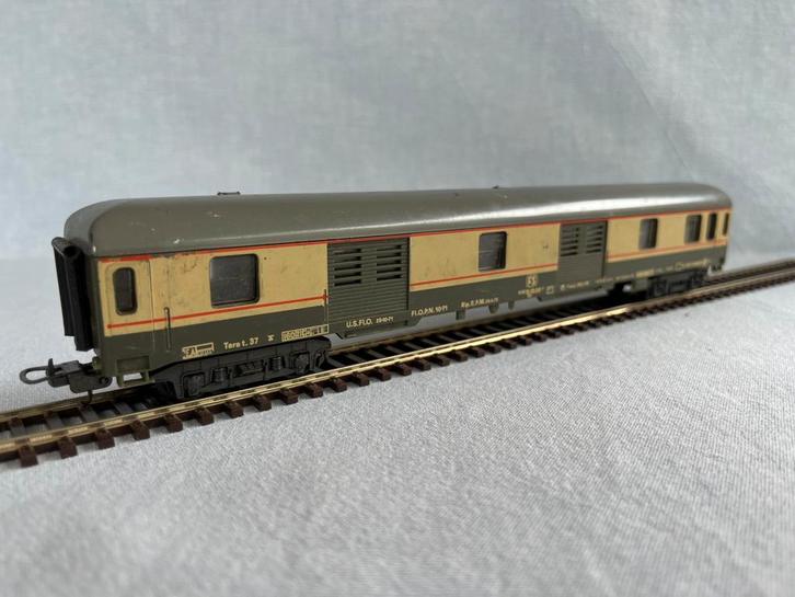 Lima FS Italia bagagerijtuig, Hobby en Vrije tijd, Modeltreinen | H0, Gebruikt, Wagon, Gelijkstroom of Wisselstroom, Lima, Ophalen of Verzenden
