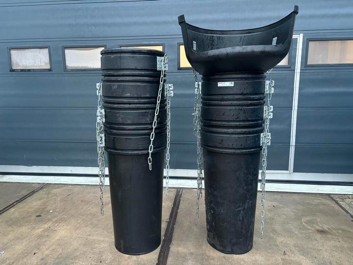 2025 Muba eenmalig gebruikte stortkoker 7,5m, Doe-het-zelf en Verbouw, Overige Doe-het-zelf en Verbouw, Zo goed als nieuw, Ophalen